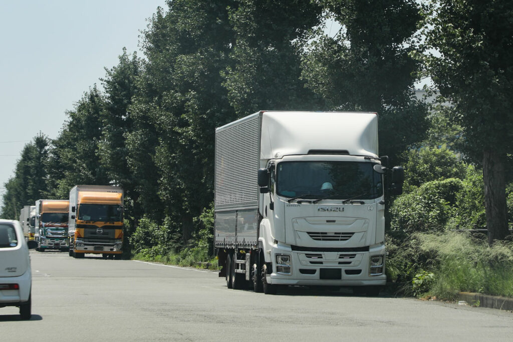 荷待ち時間を減らす取り組みにともない構内待機禁止が増えたという