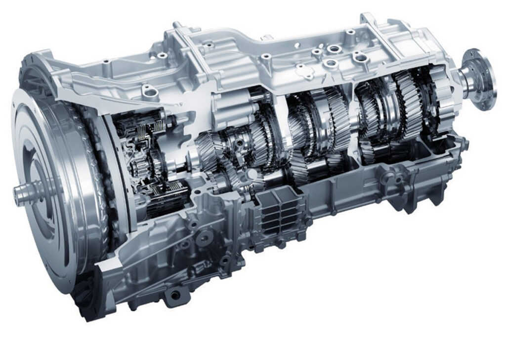 4JZ1-TCHエンジン搭載車に設定される9速DCTアイシム（ISIM）。クロスレシオ多段化によってISS付き車ではJH25モード燃費＋5%超過達成車となる